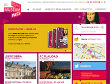 Tablet Screenshot of es.parismuseumpass.com